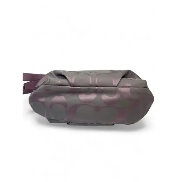 Coach Vintage Signature C Purple Duffle Hobo Bag - Picture 11 of 13